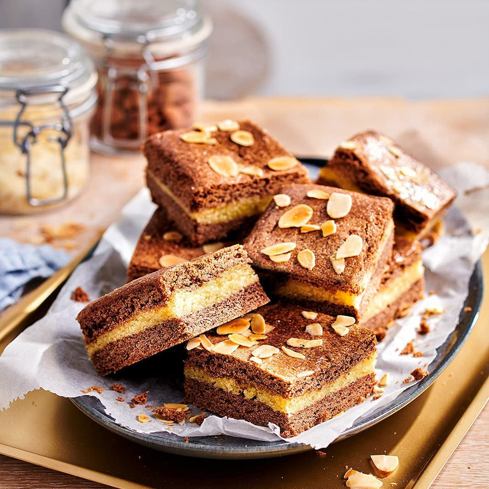 Pâte d'amande FunCakes (1:1) : Goût délicieux, texture fine, facile à étaler, pâte d'amande, parfaite pour les gâteaux et biscuits. Halal et sans gluten. 250 g (lot de 2) de pâte à sucre Naty Shop