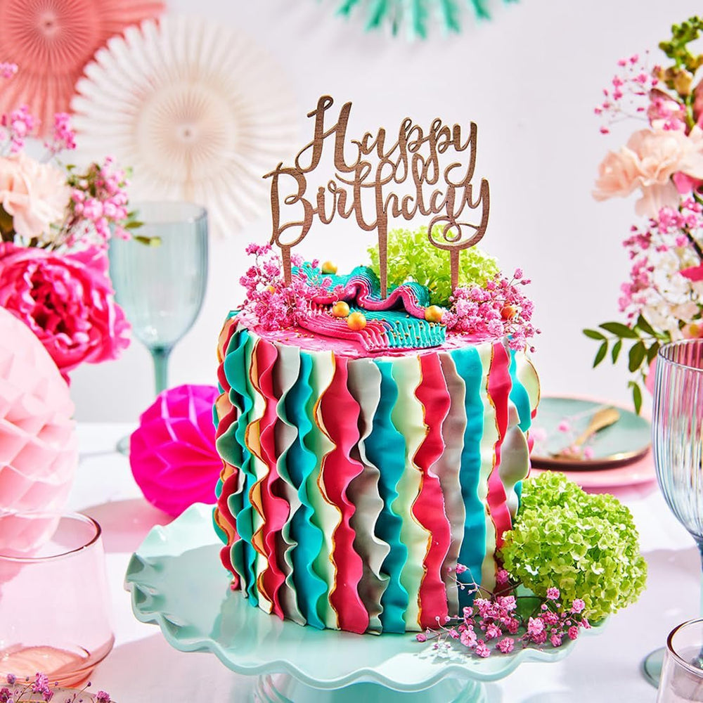 Rouleau fondant FunCakes Vert Botanique : Facile à utiliser, lisse, souple, souple et malléable, parfait pour décorer les gâteaux, halal, casher et sans gluten, 250g Pâte à sucre Naty Shop