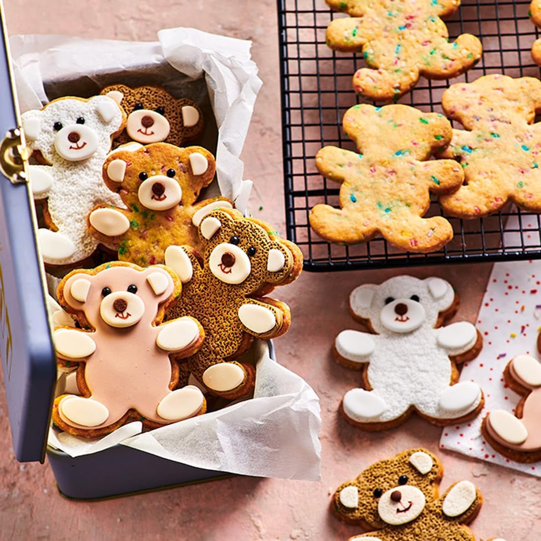 FunCakes Roll Fondant Elegant Ivory : facile à utiliser, lisse, flexible, souple et malléable, parfait pour décorer les gâteaux, halal, casher et sans gluten, 250g Pâte à Sucre Naty Shop