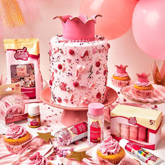 FunCakes Roll Fondant Hot Pink : Facile à utiliser, lisse, flexible, souple et malléable, parfait pour décorer les gâteaux. Sans gluten. 1 kg de pâte à sucre Naty Shop