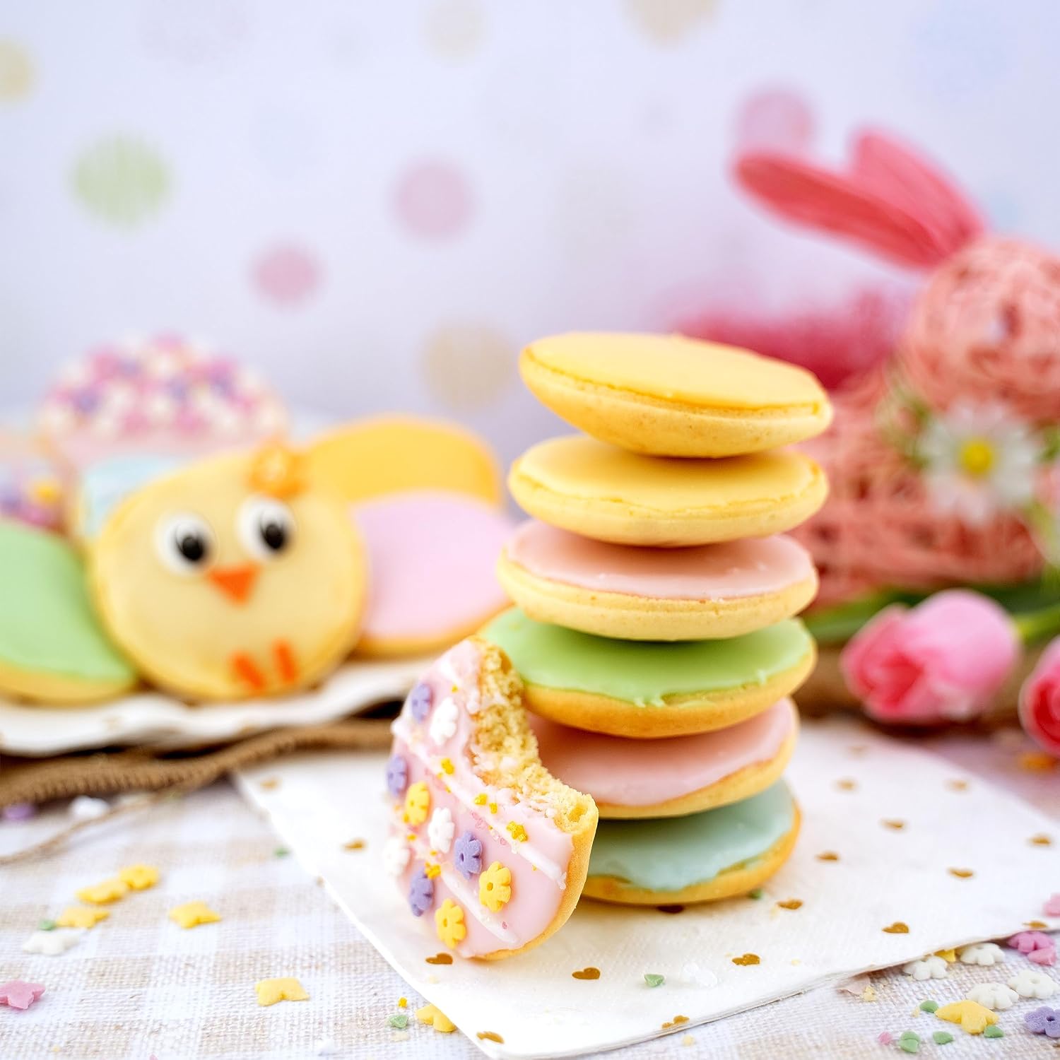 Seau à glaçage Günthart BackDecor Royal avec 300 g de poudre pour décorer des pâtisseries ou comme revêtement, 1 paquet (300 g) de pâte à sucre Naty Shop