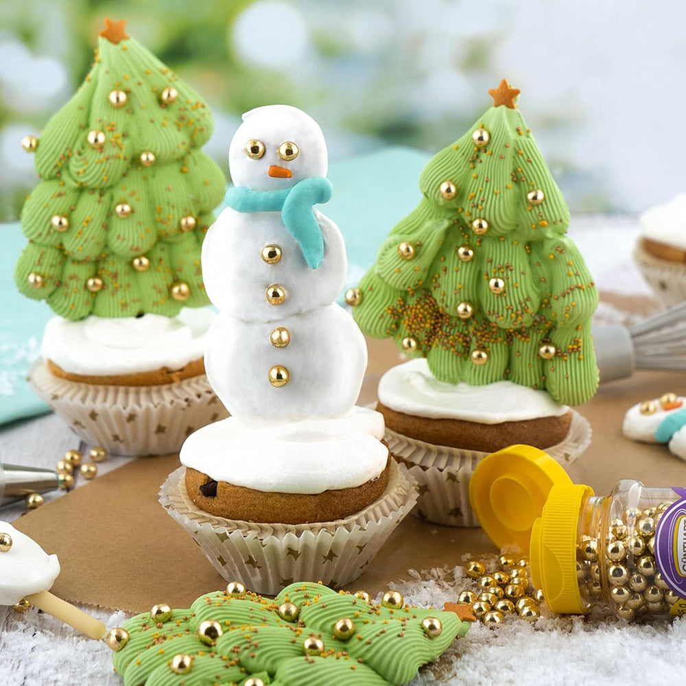 Seau à glaçage Günthart BackDecor Royal avec 300 g de poudre pour décorer des pâtisseries ou comme revêtement, 1 paquet (300 g) de pâte à sucre Naty Shop