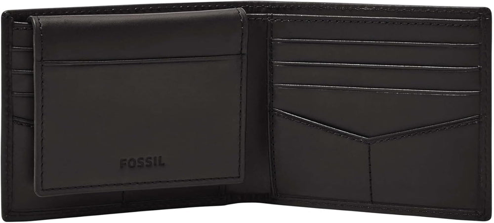 Fossil Derrick Porte-passeport pliable en cuir avec blocage RFID pour homme avec porte-carte amovible Naty Shop
