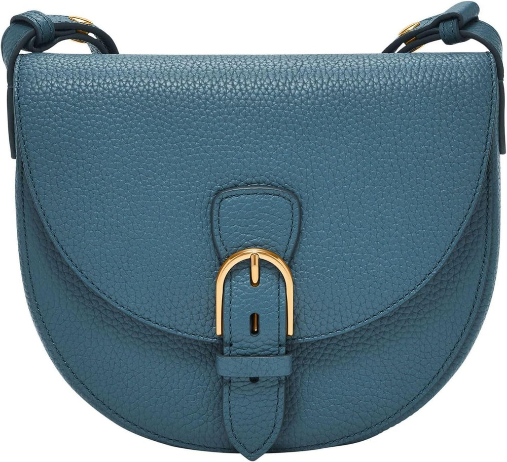 Fossil Everleigh Sac à main en cuir ou coton pour femme Sacs Femme Naty Shop Bleu Acier
