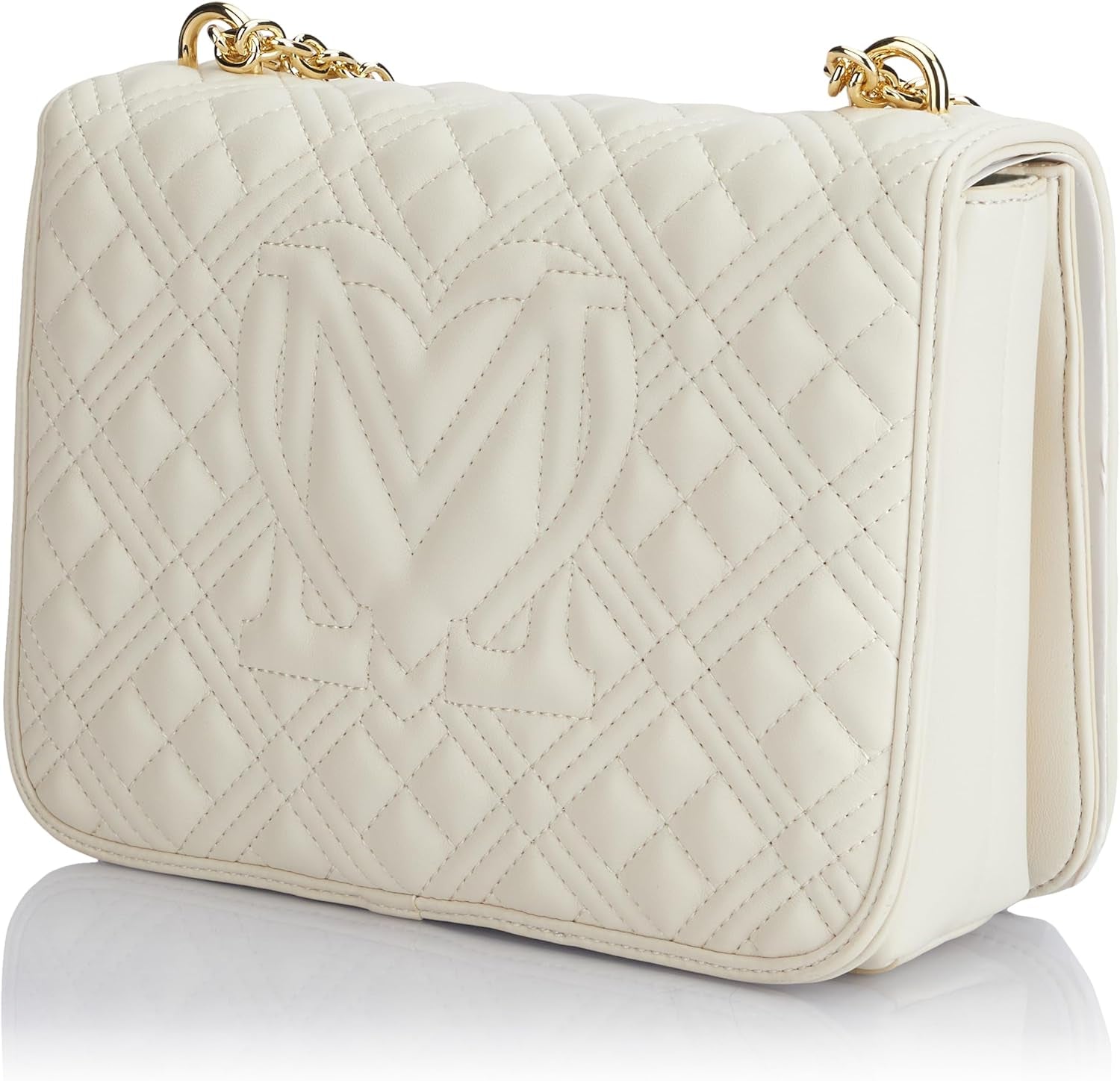 Love Moschino, sac à bandoulière pour femme, blanc Naty Shop Sacs pour femme