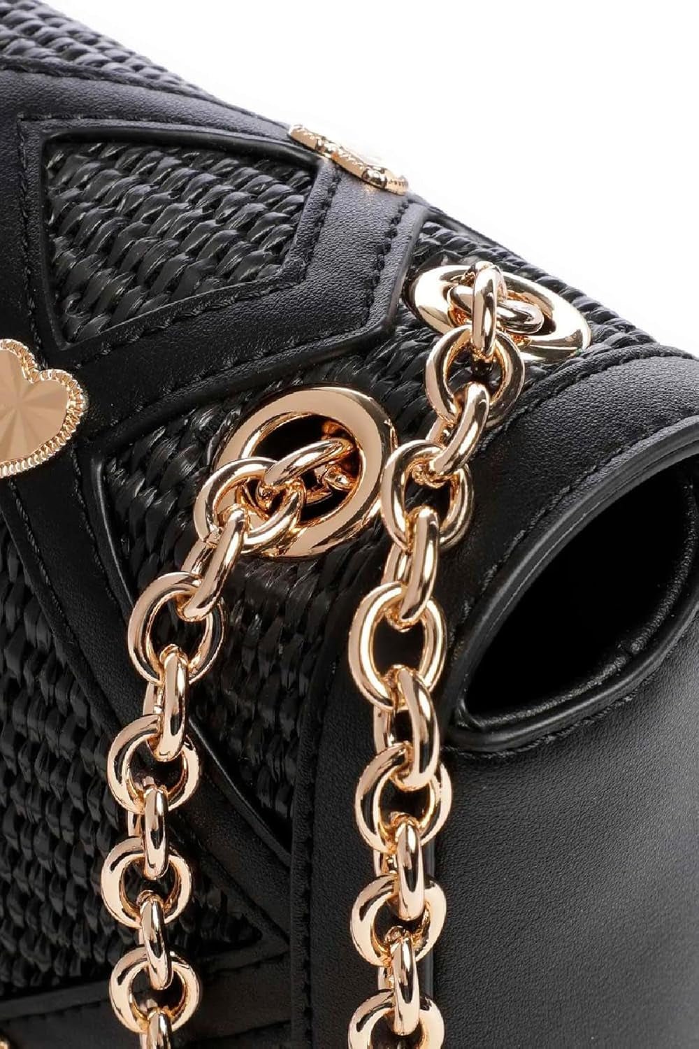 Geantă de umăr pentru femei Love Moschino, negru Geantă de umăr, negru Genti Femei Naty Shop