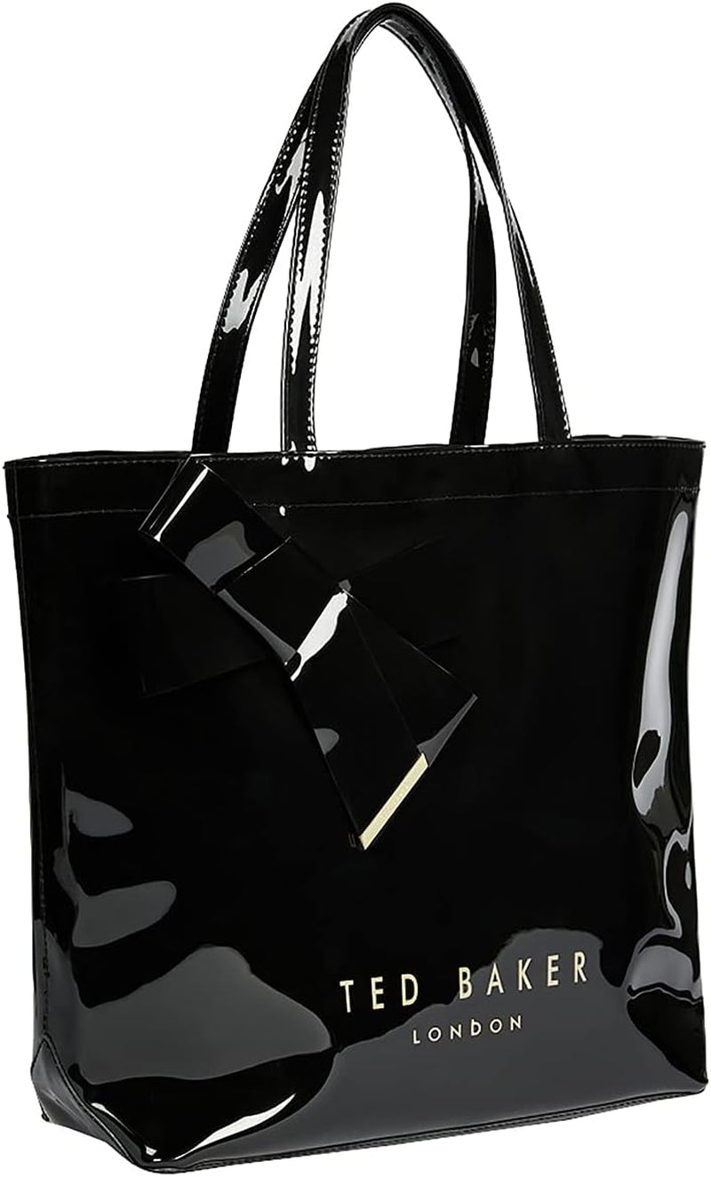 Ted Baker Sac à nœud en vinyle Nicon pour femme Sacs pour femme Naty Shop Noir