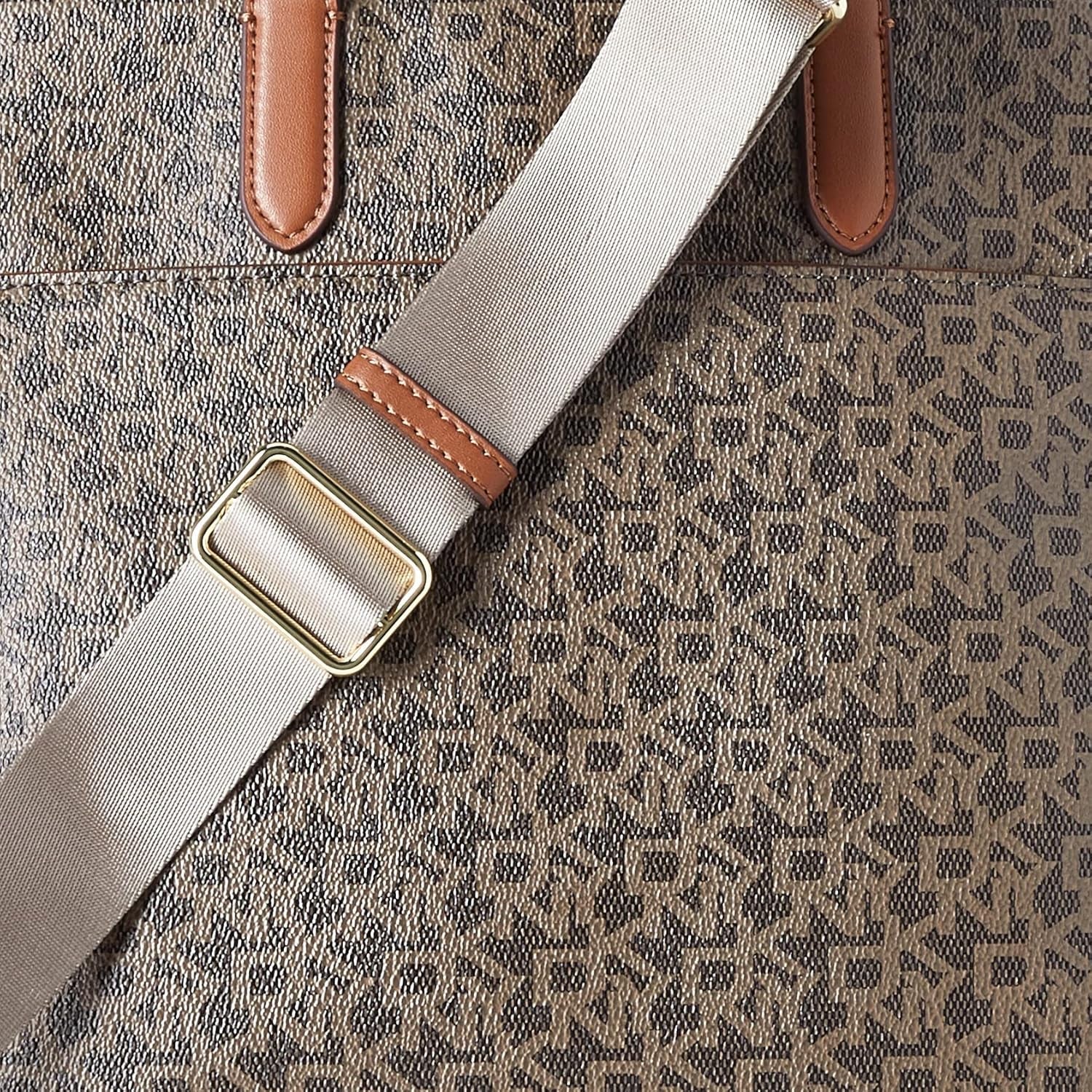 Geantă tip tote messenger Zyon pentru femei DKNY, mocha/caramel, mărime unică Genti Femei Naty Shop