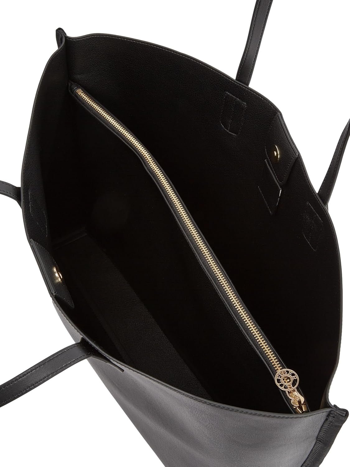 Tommy Hilfiger Distinct Sac fourre-tout zippé pour femme, Noir (Noir), Taille complète Naty Shop Sacs femme