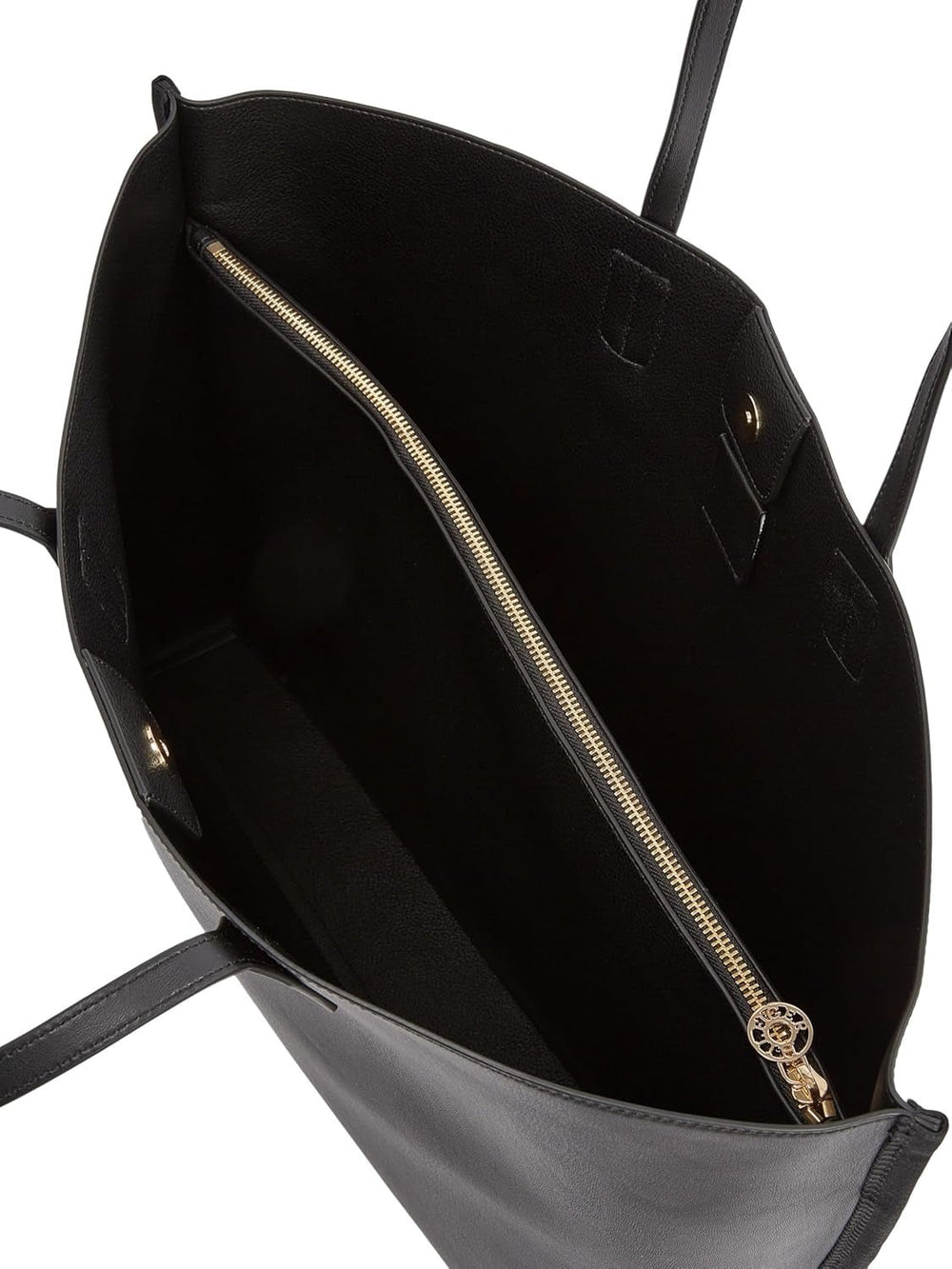 Tommy Hilfiger Distinct Sac fourre-tout zippé pour femme, Noir (Noir), Taille complète Naty Shop Sacs femme