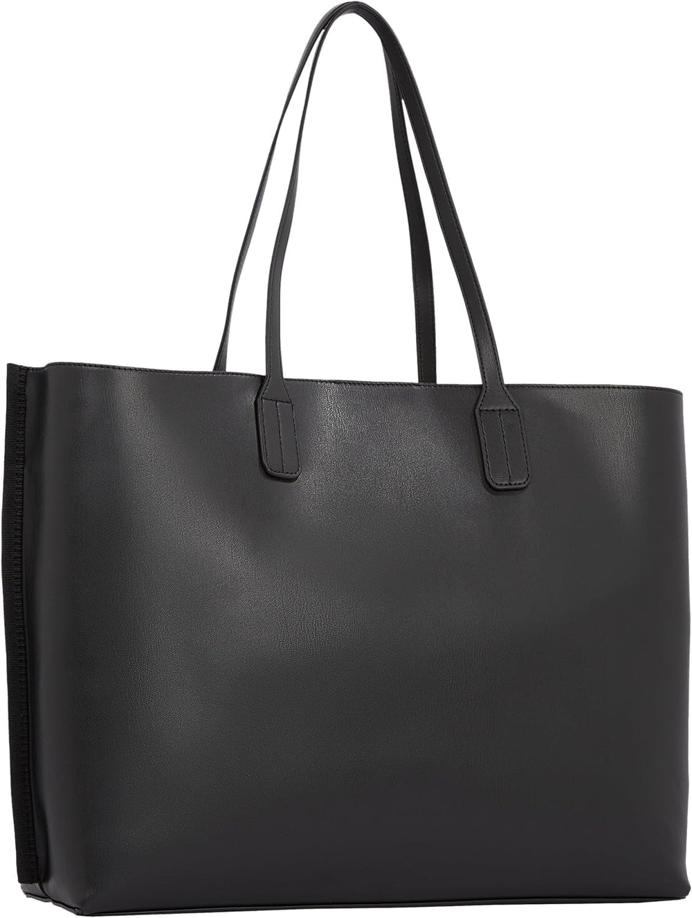 Tommy Hilfiger Distinct Sac fourre-tout zippé pour femme, Noir (Noir), Taille complète Naty Shop Sacs femme