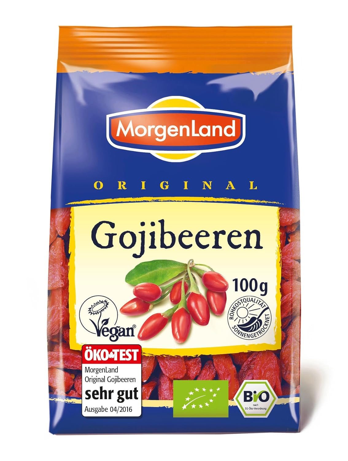 Baies de Goji 100g de fruits secs bio, 1 paquet (1 x 100g) Produits déshydratés Ma boutique Baies de Goji