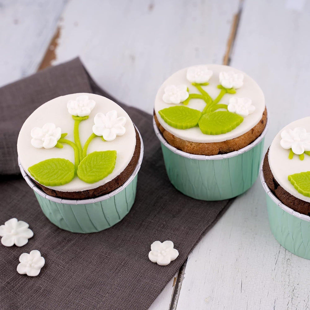 Günthart BackDecor 250 fondant vert, 100 % végétalien, sans huile de palme, indéchirable pour recouvrir les gâteaux et pâtisseries, adapté au modelage, 1 paquet (1 x 250 g) de pâte à sucre Naty Shop