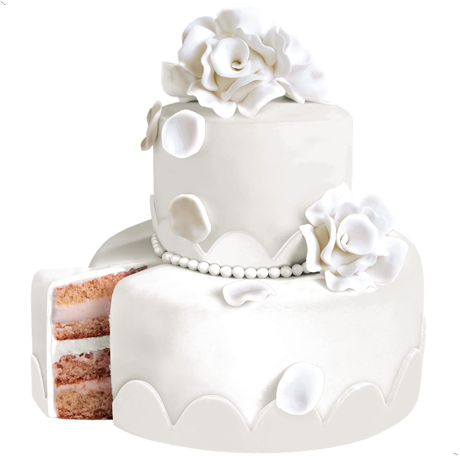 Günthart BackDecor Fondant Blanc 250 g, 100 % végétalien, sans huile de palme, indéchirable pour recouvrir les gâteaux et pâtisseries, adapté au modelage, lot de 2 (1 x 250 g) Naty Shop Pâte à Sucre