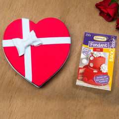 Günthart BackDecor Fondant Rouge 250 g, sans huile de palme, indéchirable pour recouvrir gâteaux et pâtisseries, adapté au modelage, lot de 2 (1 x 250 g) pâte à sucre Naty Shop