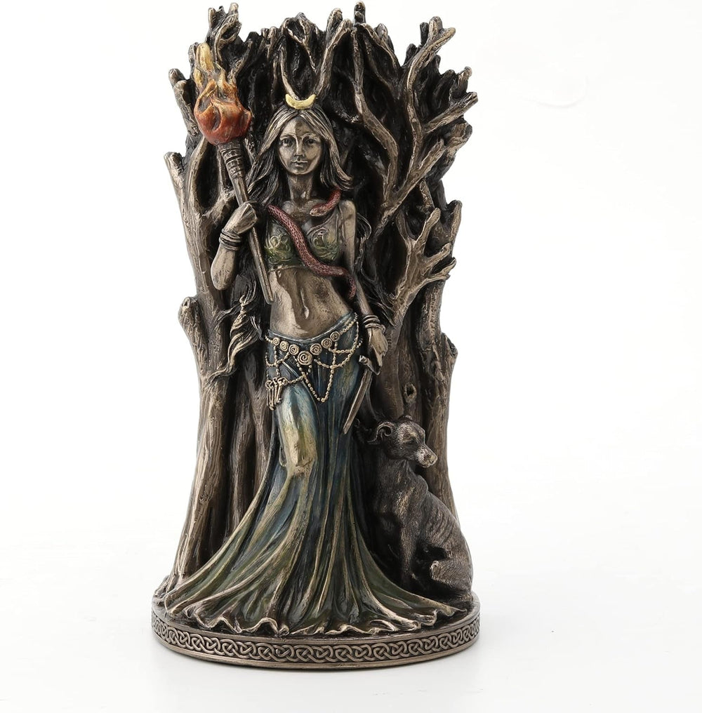 Hadès Dieu grec des enfers avec statue de cerveau 26,9 cm Résine coulée à froid Finition bronze antique Naty Shop Statues et sculptures Or 20 cm