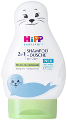 HiPP Babysanft Shampoing + Douche 2en1, pack de 6 (6 x 200 ml) Enfants - Bain et Soin Naty Shop Default title