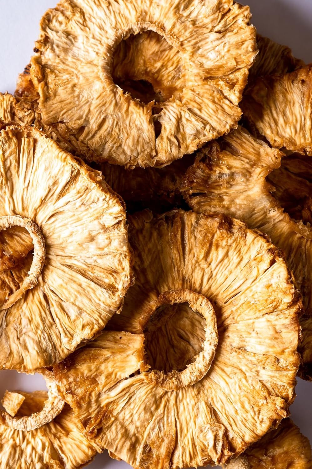 Rondelles d'ananas Biojoy BIO séchées (1 kg), produits déshydratés Naty Shop sans soufre