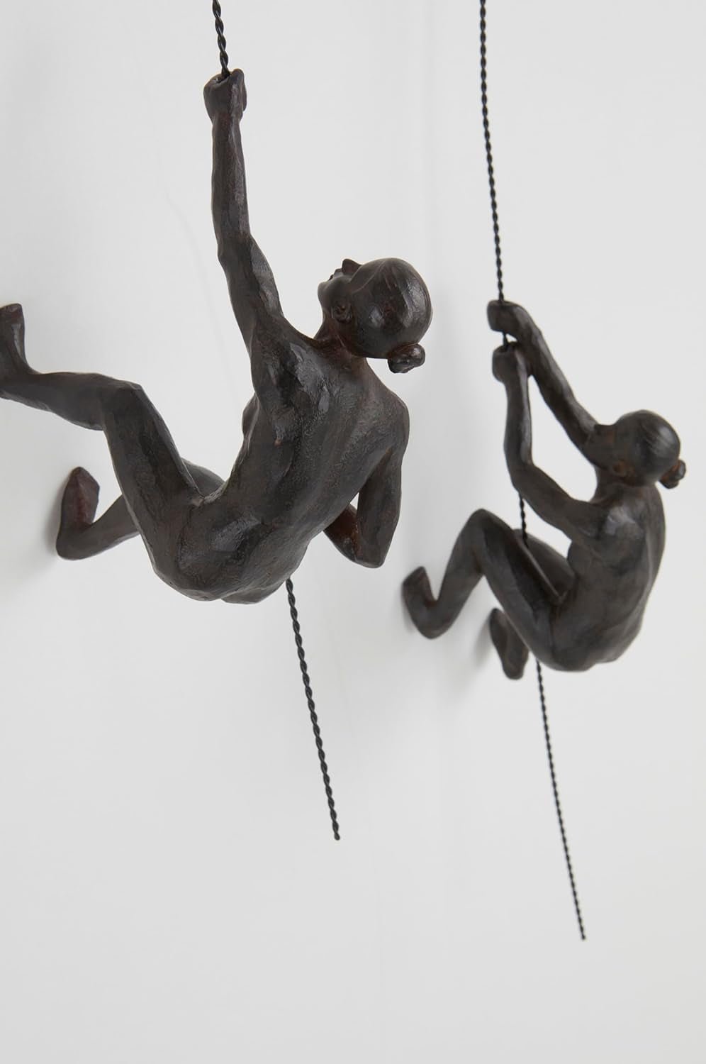 JOTEX Grimpeuses Féminines Figurines décoratives, lot de 2, marron rouille Statuettes et sculptures Naty Shop