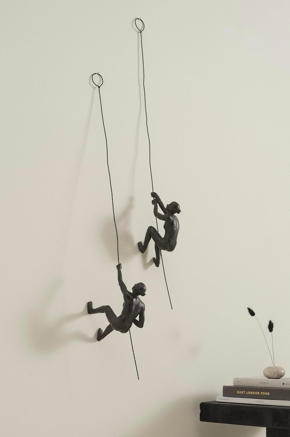 JOTEX Grimpeuses Féminines Figurines décoratives, lot de 2, marron rouille Statuettes et sculptures Naty Shop