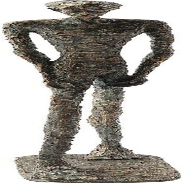 Kare Design Objet Déco Art Lady Bronze Figurine Décorative Résine Aspect Antique Statue Décor Art Objet Accessoire 78x13,5x13,5 cm Statuettes et Sculptures Naty Shop Homme Gris