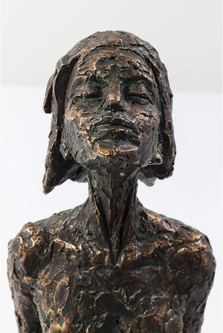 Kare Design Objet Déco Art Lady Bronze Figurine Décorative Résine Aspect Antique Statue Décor Art Objet Accessoire 78x13,5x13,5 cm Statuettes et Sculptures Naty Shop