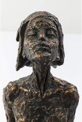 Kare Design Objet Déco Art Lady Bronze Figurine Décorative Résine Aspect Antique Statue Décor Art Objet Accessoire 78x13,5x13,5 cm Statuettes et Sculptures Naty Shop