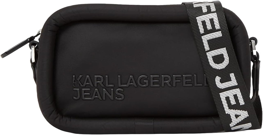 KARL LAGERFELD JEANS Puffy Camera Bag Sacs Bandoulière Femme Naty Shop Noir