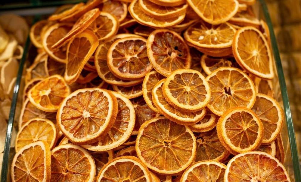 Knabberkraft Tranches d'orange séchées 100g - Snack et arôme naturel | Parfait pour le thé, les desserts, les décorations et plus encore | Riche en vitamine C et sans additifs produits déshydratés Naty Shop