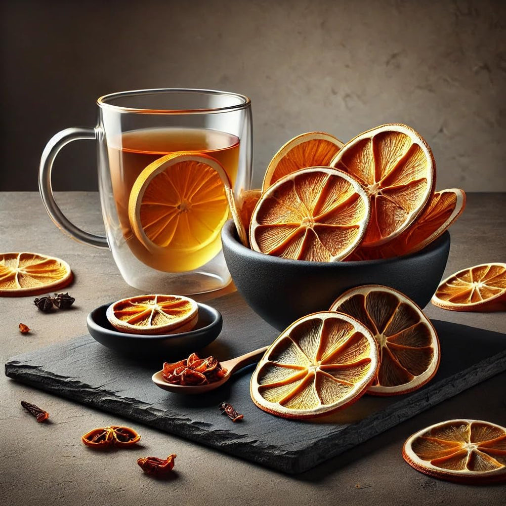 Knabberkraft Tranches d'orange séchées 100g - Snack et arôme naturel | Parfait pour le thé, les desserts, les décorations et plus encore | Riche en vitamine C et sans additifs produits déshydratés Naty Shop