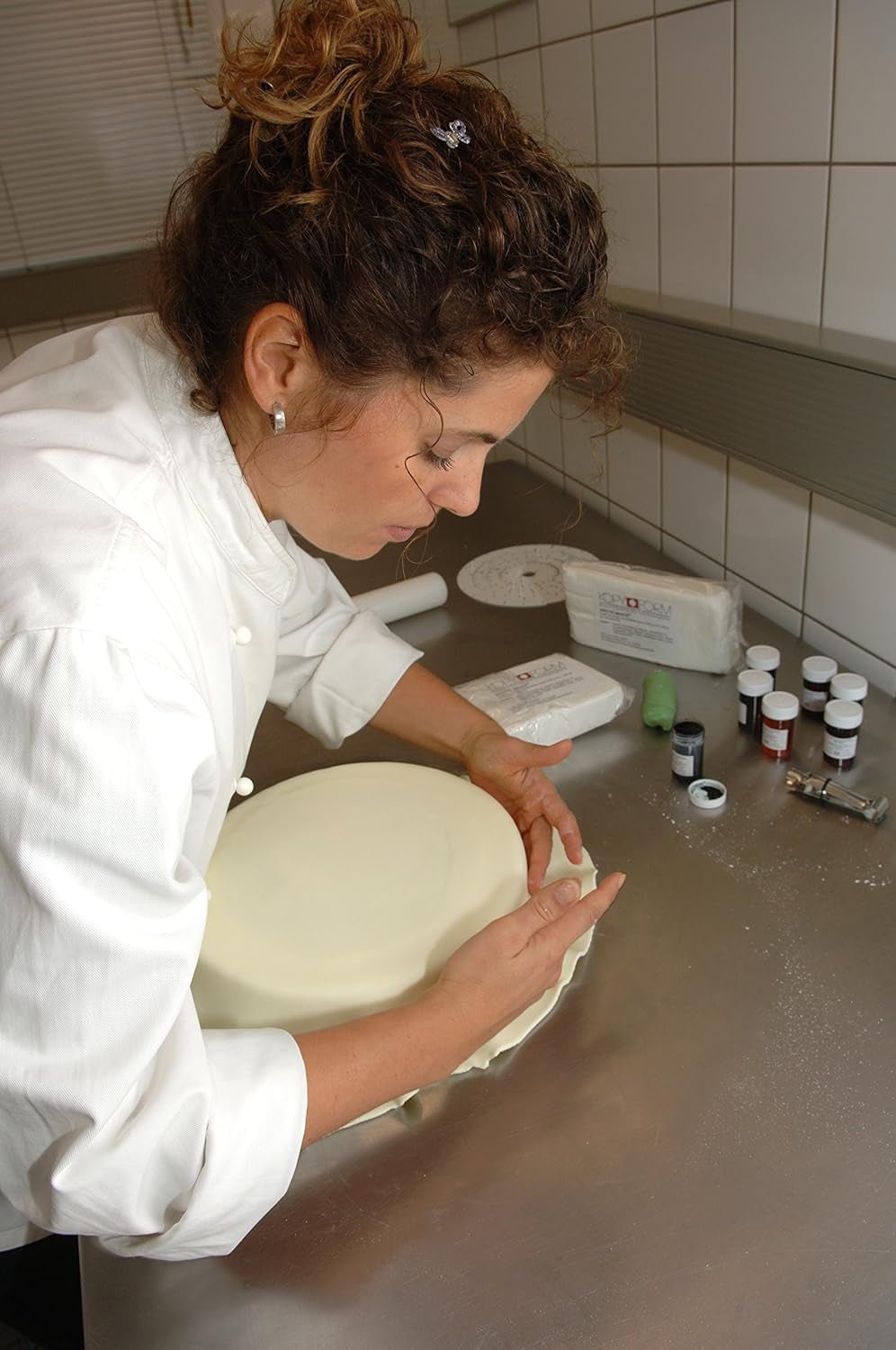 Rouleau fondant KOPYFORM Arctic White® 6 kg, pâte à sucre blanche Naty Shop