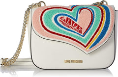 Love Moschino sac porté épaule Borsa a Spalla Femme Sacs Naty Shop Blanc