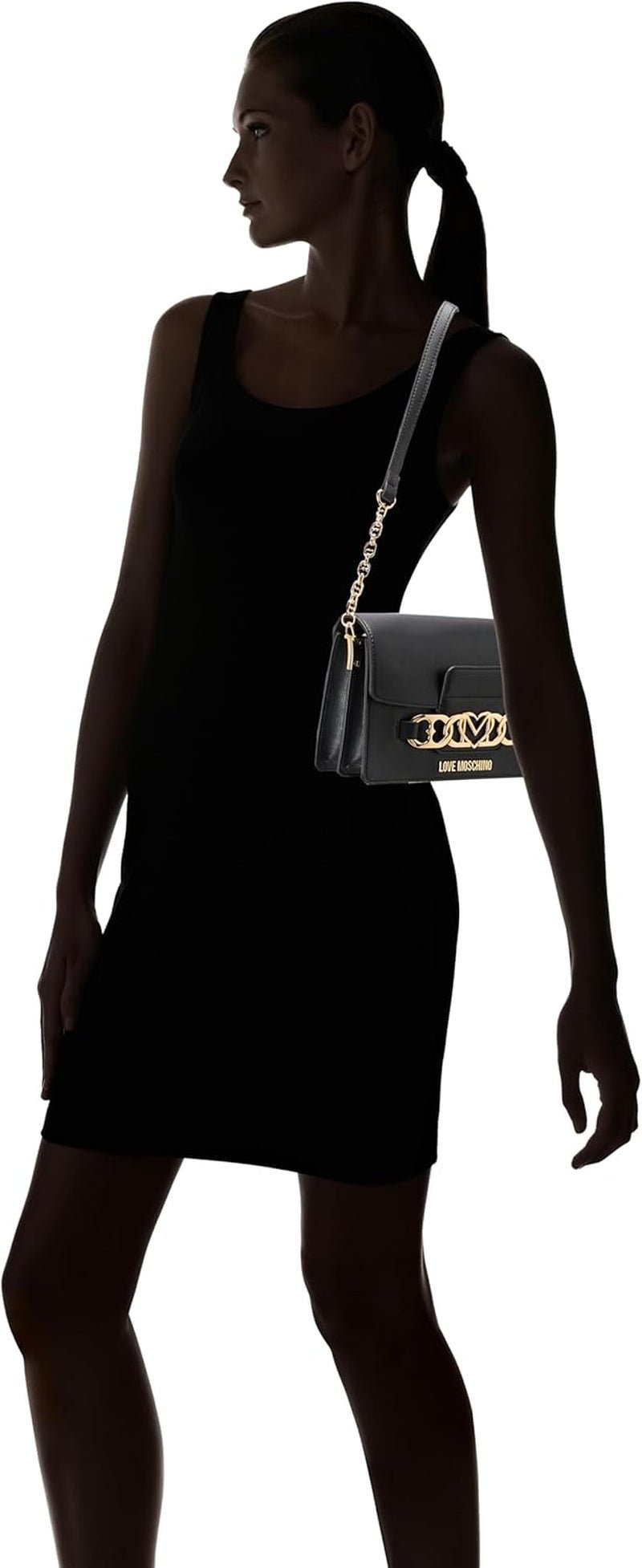 Love Moschino Sac à Bandoulière Noir Taille Unique Sacs Femme Naty Shop