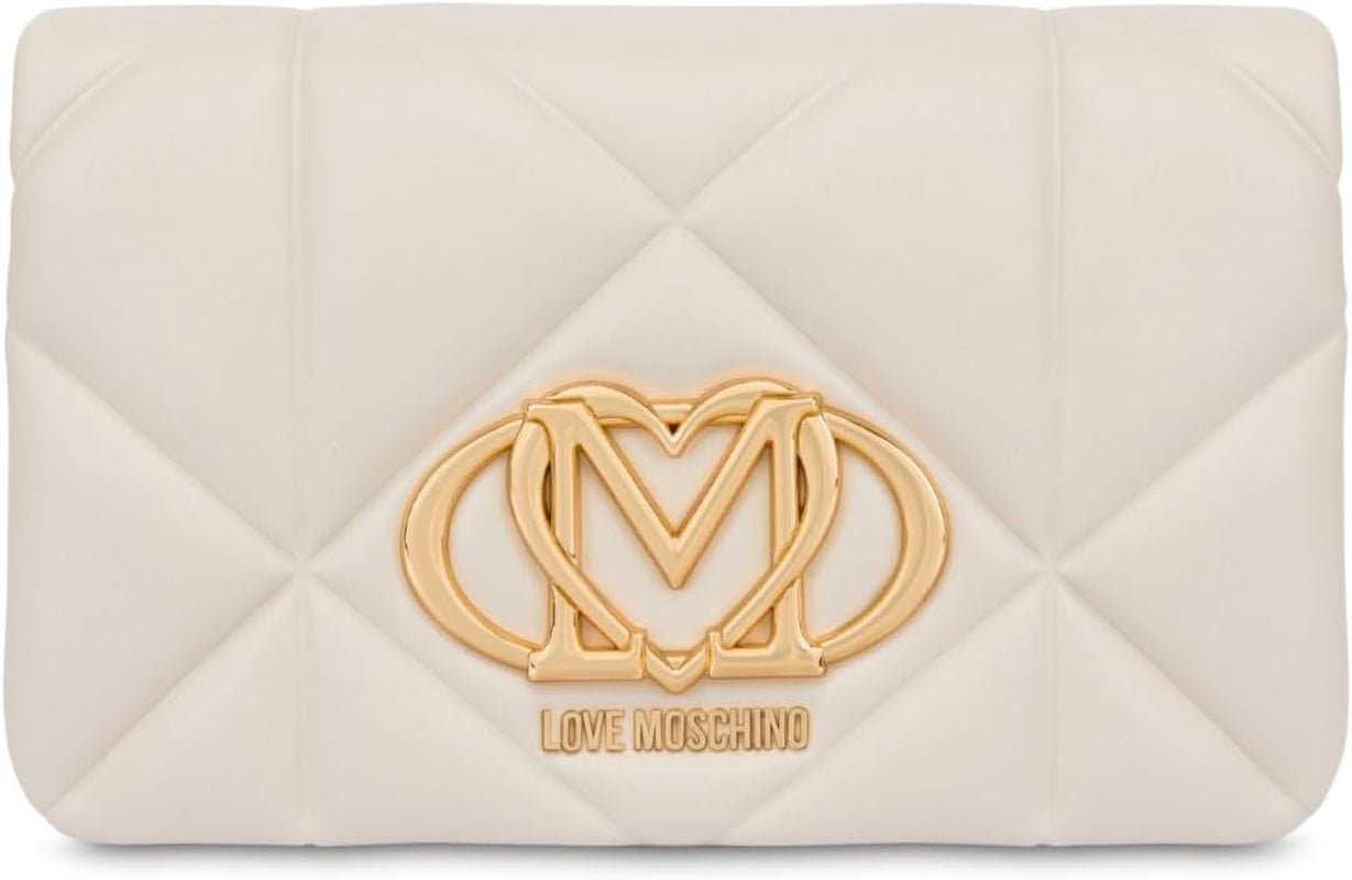 Love Moschino Jc4043pp1mlc0110 Sac Porté Épaule Ivoire Sacs Femme Naty Shop Default Title