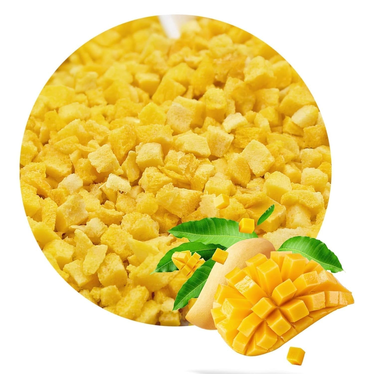 Mangue lyophilisée, 250g de fruits lyophilisés, sans additifs, fruité, fabriqué en Allemagne Produits déshydratés Naty Shop