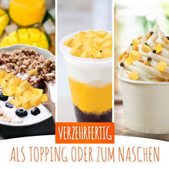 Mangue lyophilisée, 250g de fruits lyophilisés, sans additifs, fruité, fabriqué en Allemagne Produits déshydratés Naty Shop