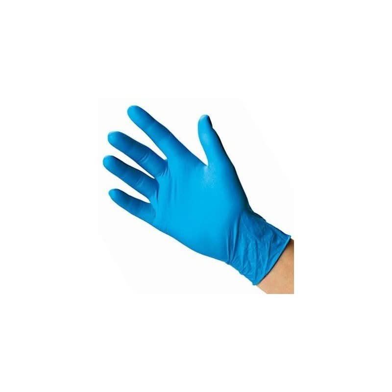 Manusi nitril nepudrate albastre Nitrylex 100buc, marimea L Nati Shop
