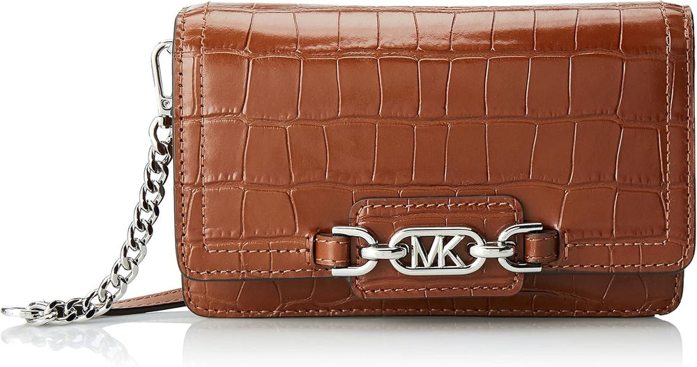 MICHAEL KORS Sac Heather Phn CHN Xbody pour femmes Sacs pour femmes Naty Shop Chestnut