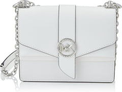 Michael Kors Greenwich Sm Conv Xbody Bag Femme Sacs Naty Shop Blanc optique
