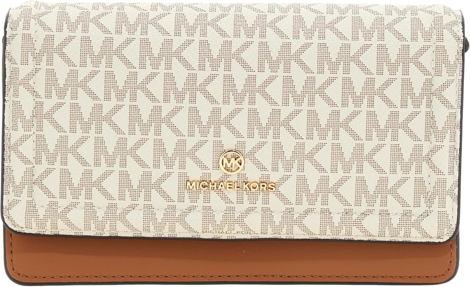 Michael Kors Jet Set Charm telefon mic Crossbody Genti Femei Naty Shop Vanilie/Acrn O mărime se potrivește tuturor
