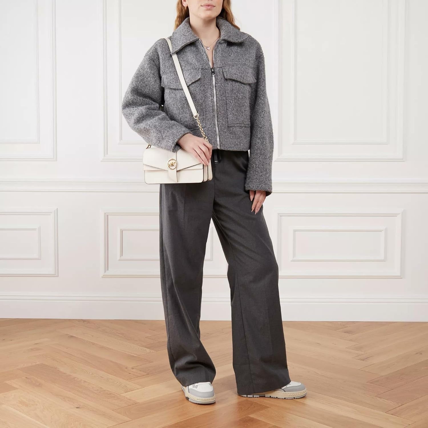 Michael Kors Ladies, geantă de umăr Genti Femei Naty Shop