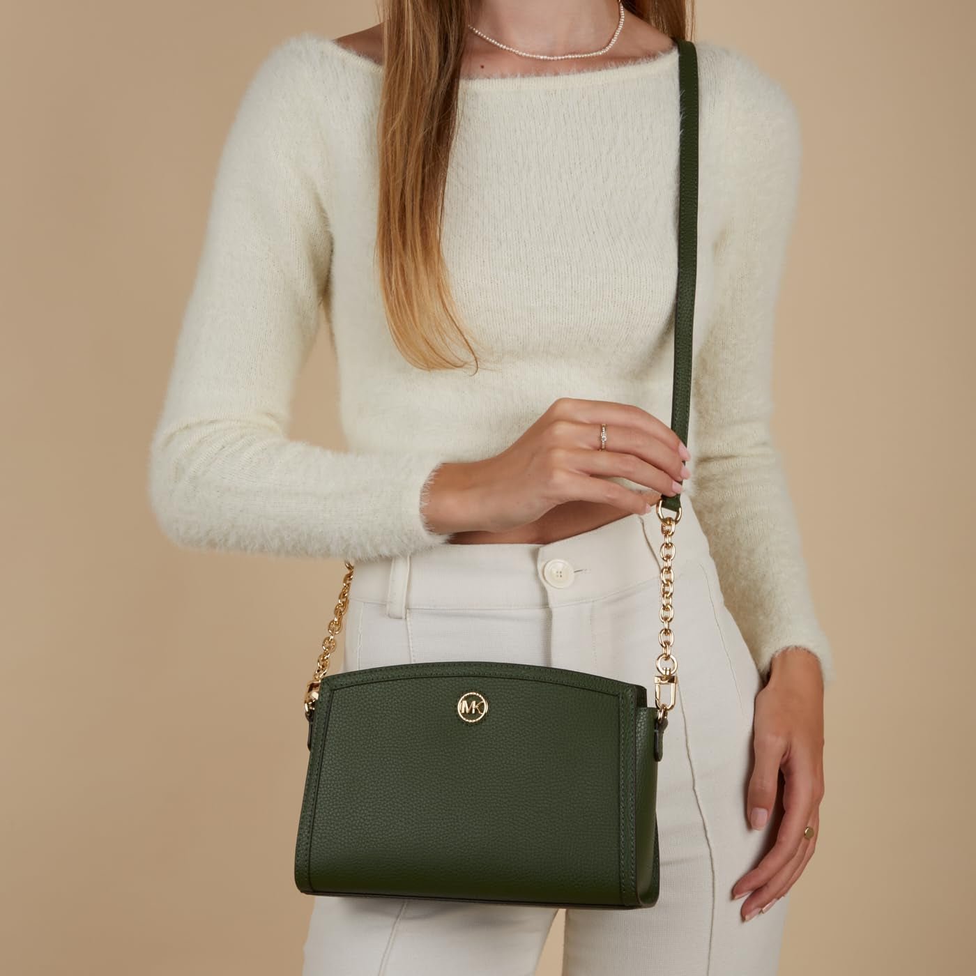 Michael Kors Ladies Lg Ew Xbody Bag Femme Sacs Naty Shop