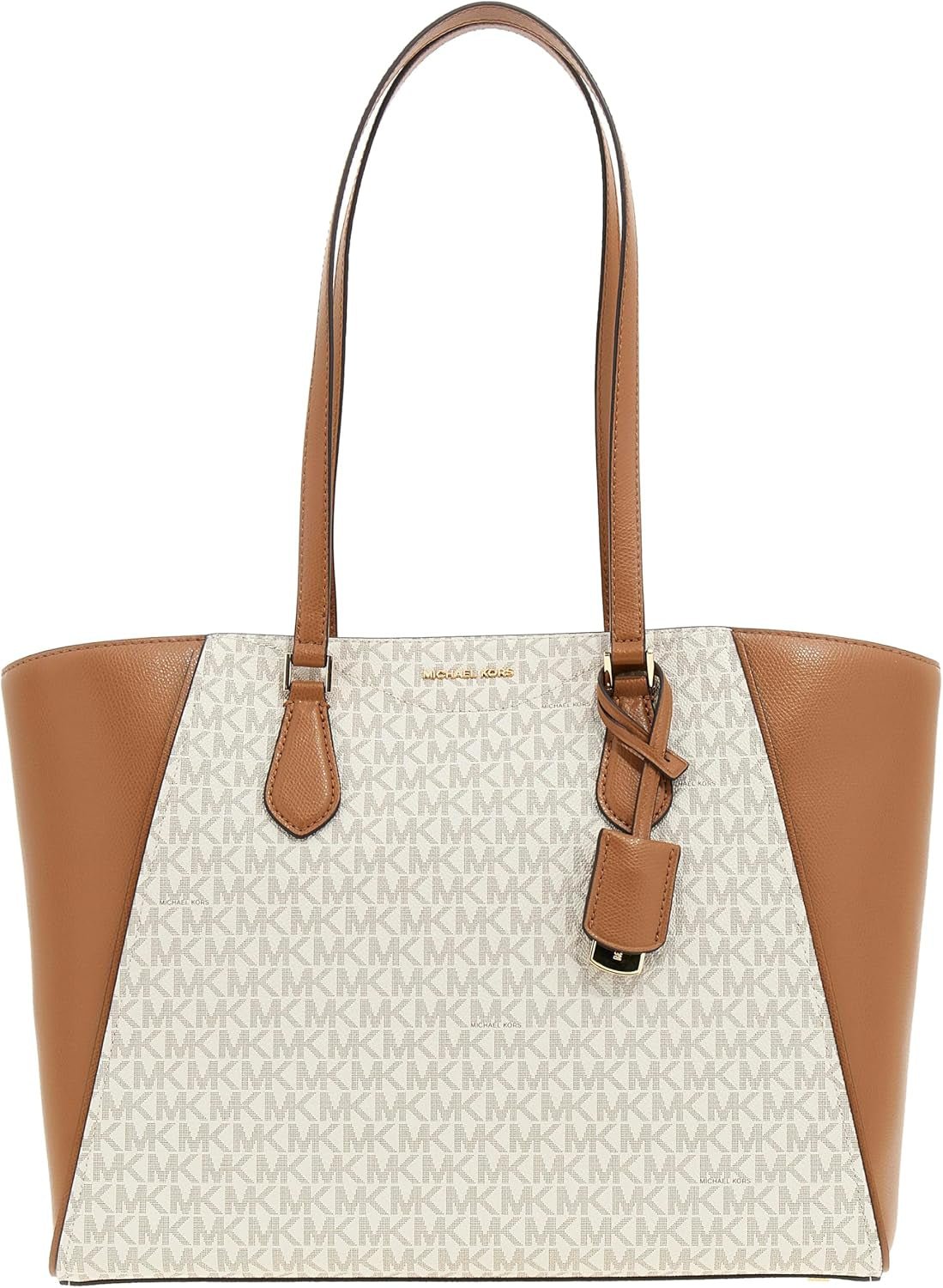 Michael Kors Lg Mf Tz Tote Handbag Sacs Femme Naty Shop Vanilla/Acrn
