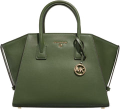 Michael Kors Lg Tz Satchel Bag Femme Sacs Naty Shop Amazon Vert