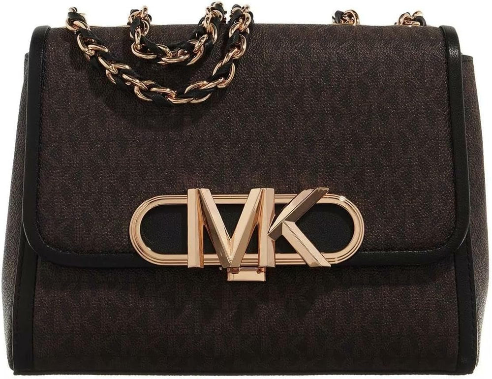 Michael Kors Sac à Bandoulière Parker Femme Sacs Naty Shop Marron/Blk