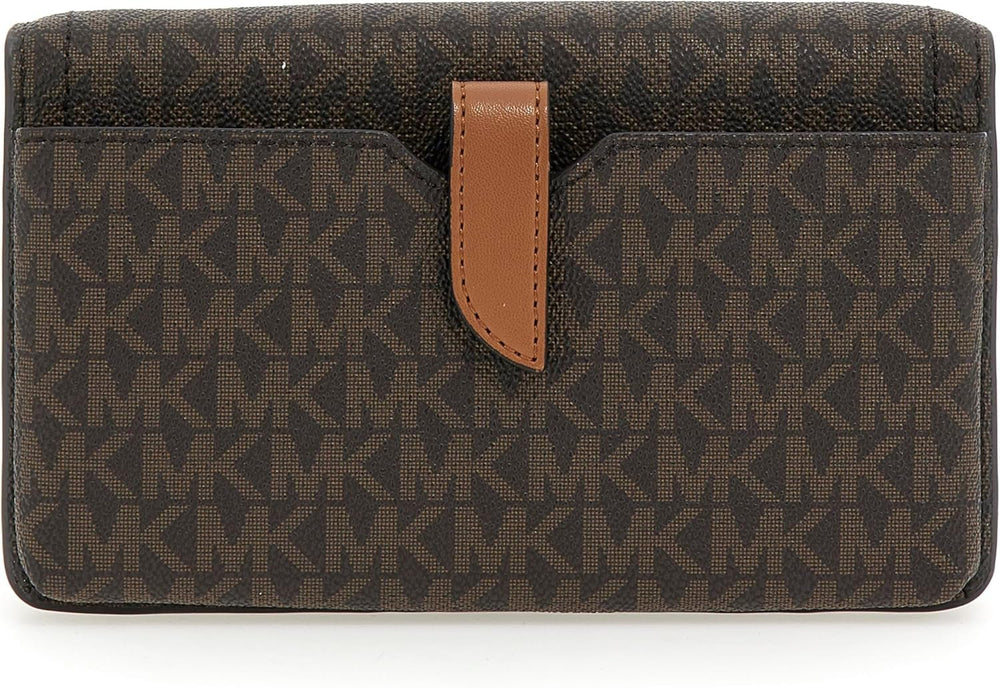 MICHAEL KORS Femme Heather PHN CHN XBODY Sac, Marron Foncé Femme Sacs Naty Shop