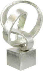 Sculpture déco moderne, ornements d'art, image 3D, décoration moderne, figurines, art abstrait, idée cadeau, argent Statuettes et sculptures Naty Shop argent
