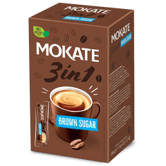 MOKATE 3in1 Cassonade Café Instantané Sachet 24x17g Café Naty Shop