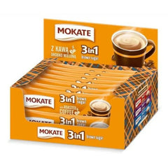 MOKATE 3in1 Cassonade Café Instantané Sachet 24x17g Café Naty Shop
