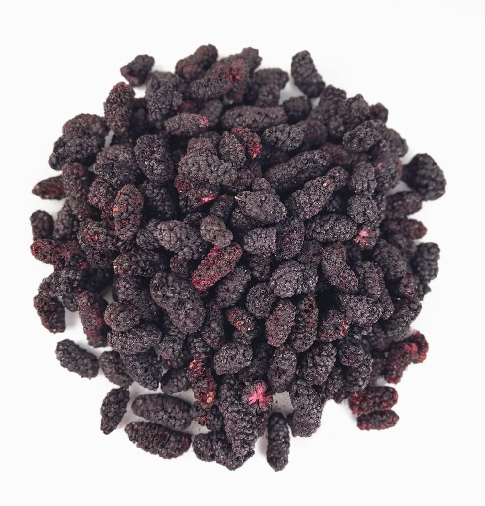 Mûre BRIX | Mûres séchées naturelles 95 g | Grand Prix du Goût pour les Fruits Secs | Sans OGM, sans gluten, végétalien, vitamines conservées Naty Shop Produits déshydratés